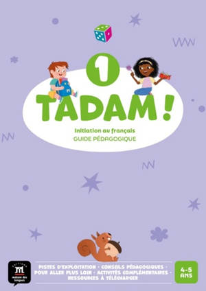 Tadam ! 1 Guide pédagogique
