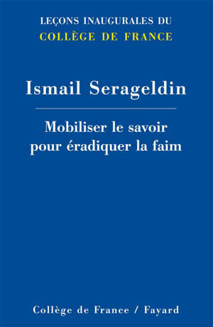 MOBILISER LE SAVOIR POUR ERADIQUER LA FAIM