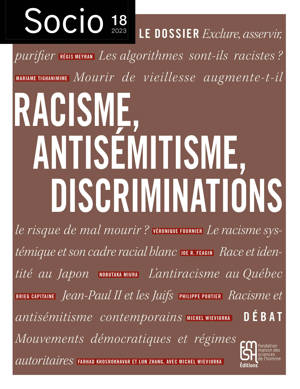 SOCIO N 18/2023. RACISME, ANTISEMITISME, DISCRIMINATIONS