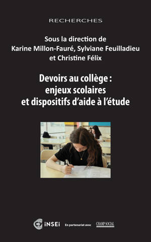 Devoirs au collège : enjeux scolaires et dispositifs d'aide à l'étude