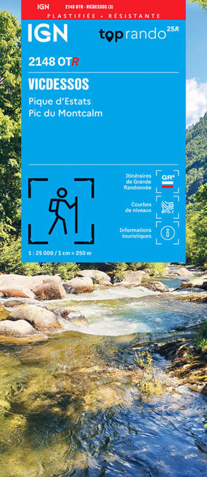 2148OTR VICDESSOS / PIQUE D'ESTATS PIC DU MONTCALM RESISTANTE /RECTO-V