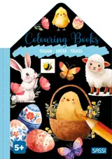 Colouring books. Pâques