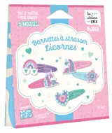 Barrettes à strasser licornes
