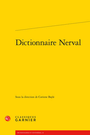 Dictionnaire Nerval