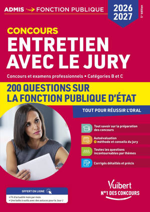 Entretien avec le jury - 200 questions sur la fonction publique d'État - 2026-2027