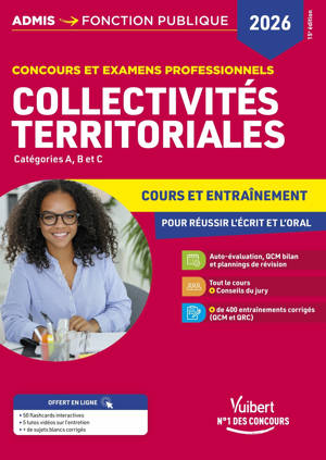 Collectivités territoriales 2026 - Cours et entraînement