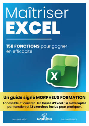 Maîtriser Excel - 158 fonctions pour gagner en efficacité
