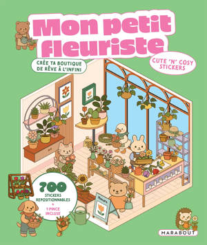 Cute 'n' cosy stickers -  Mon petit fleuriste