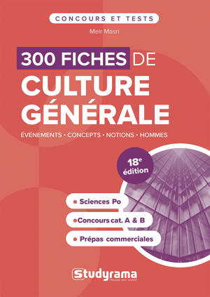 300 fiches de culture générale