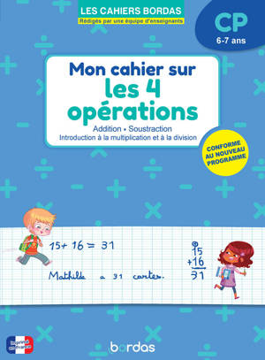 Mon cahier 4 opérations CP