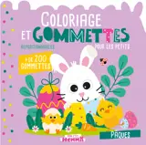 Mon P'tit Hemma - Coloriage et gommettes pour les petits - Pâques - + de 200 gommettes repositionnables