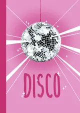 Carnet Disco Rose pâle