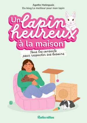 Un lapin heureux à la maison