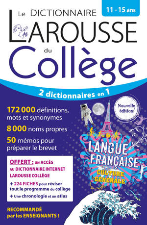 Le dictionnaire Larousse du collège - 11/15 ans