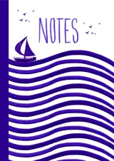 Carnet Marinière Pourpre