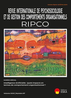 L'intelligence artificielle: quels impacts en termes de comportement organisationnel?