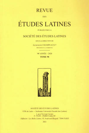 Revue des études latines