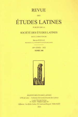Revue des études latines