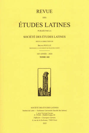 Revue des études latines