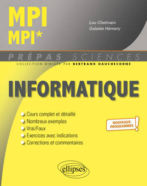 Informatique MPI/MPI*