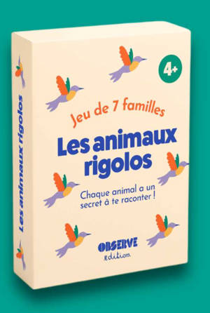 JEU DE 7 FAMILLES - ANIMAUX : LES ANIMAUX RIGOLOS