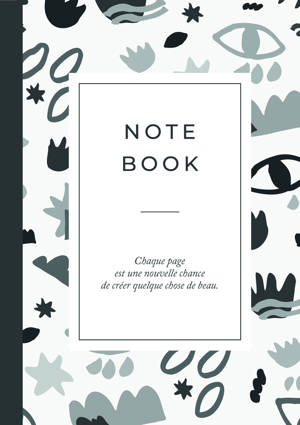 Carnet motifs Gris