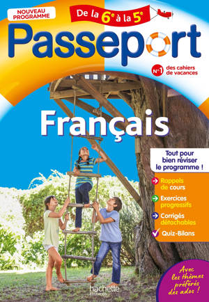 Passeport -Français de la 6e à la 5e - Cahier de vacances 2026