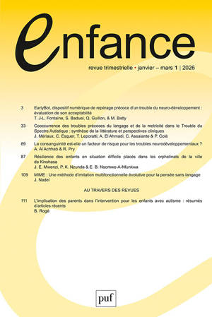 Enfance 2026, N.78(1)