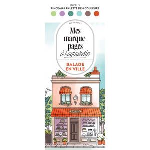Marque-pages à l'aquarelle - Balade en ville
