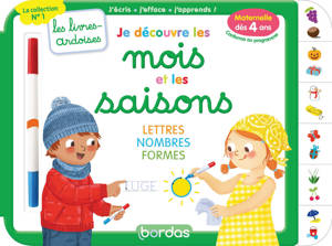 Les livres-ardoises - Je découvre les mois et les saisons