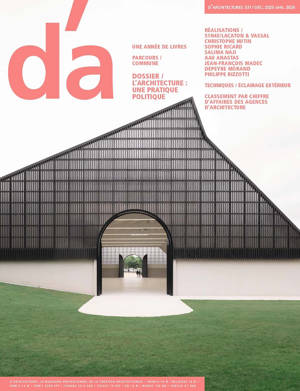 D'architectures n°331 : L'architecture : une pratique politique - Décembre 2025/Janvier 2026