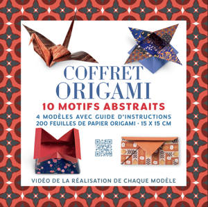 Coffret Origami 10 motifs abstraits