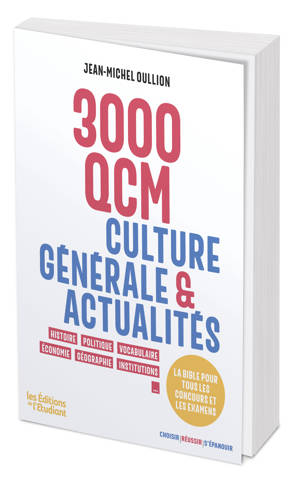 3000 QCM culture générale & actualités - nouvelle édition
