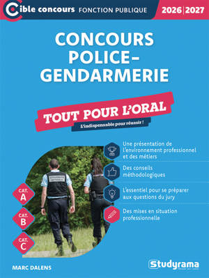 Concours police-gendarmerie – Tout pour l’oral (Édition 2026-2027)