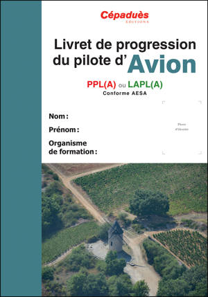 Livret de progression du pilote avion (21e édition)