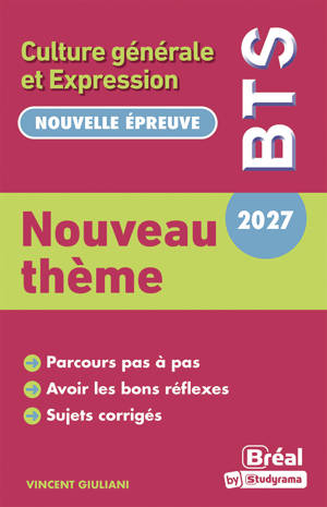 Thème de BTS français 2027