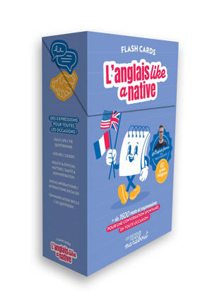 Flash cards : L'anglais like a native