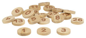 Oasis-Jetons bois-Les nombres