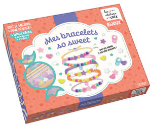 Mes bracelets so sweet - Avec des rubans et des liens brillants