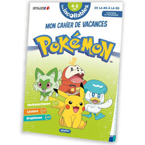 Cahier de vacances Pokémon 2026 - De la MS à la GS