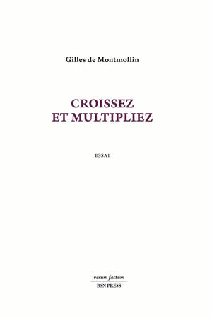 Croissez et multipliez