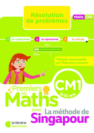 Premiers en maths - Méthode de Singapour -  Résolution de problèmes CM1 (2026)
