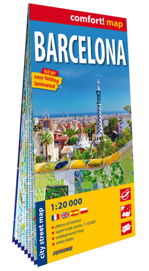 Barcelone 1/20.000 (carte grand format laminée)