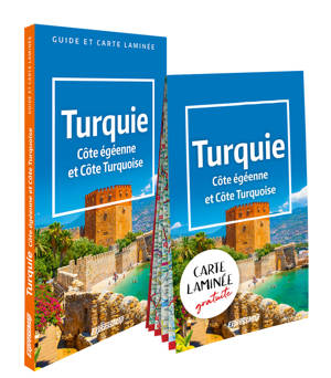 Turquie. Côte égéenne et Côte Turquoise (guide et carte laminée)