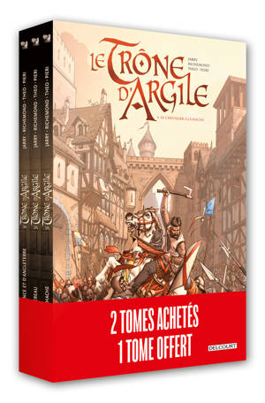 Trône d'argile - pack T01 Edition HC + T02 +T03