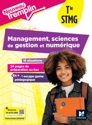 Nouveau Tremplin - Management, Sciences de gestion et numérique - Tle STMG - Éd. 2026 - Livre élève