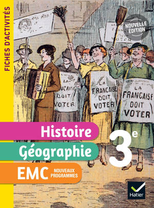 Fiches d'activités Histoire-Géographie-EMC 3e - Ed. 2026 - Cahier élève