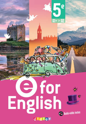 E For English - Anglais 5e - Ed. 2026 - Livre élève