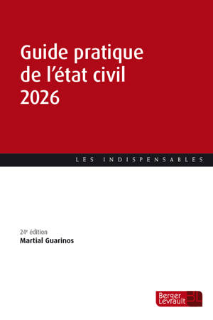 Guide pratique de l’état civil 2026 (24e éd.)
