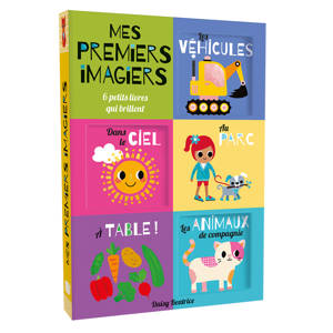 Mes premiers imagiers - 6 petits livres qui brillent